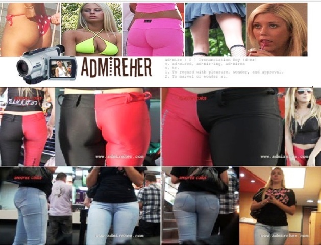 AdmireHer.com SiteRip - Hidden/Candid Camera And Upskirt Videos. Guy Following Hot Women Down The Street While Recording Their Asses In Hot Jeans, And Taking Upskirt Shots.